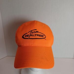 Team Realtree Orange Hunting Cap Hat Adjustable Outerwear Deer, Fishing Scouting